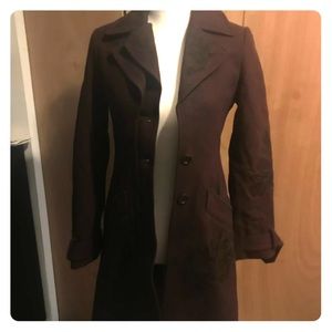 BCBG MAXAZRIA WOOL LONG COAT